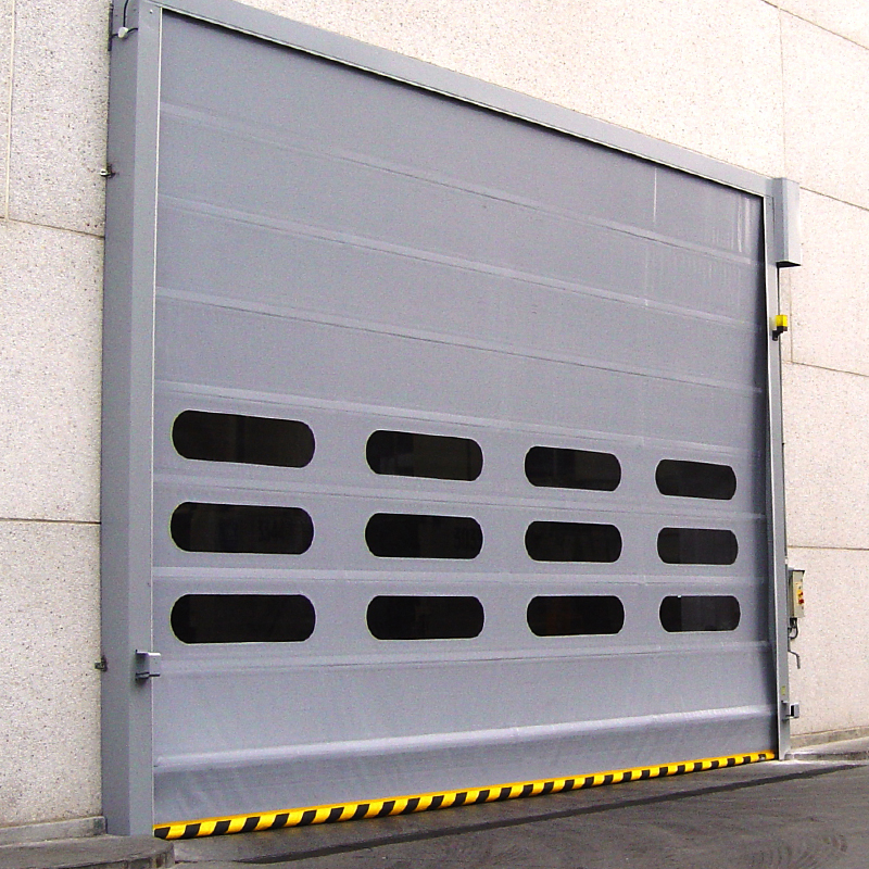 Windproof Industrial Windproof High Speed ​​PVC Stacking Door